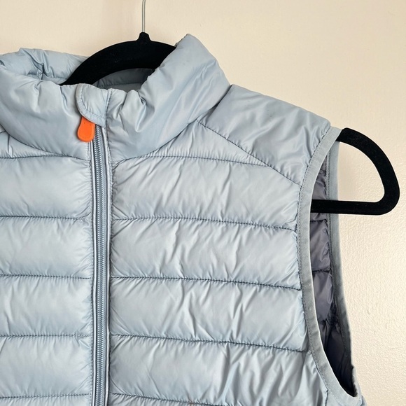 SAVE THE DUCK Light Blue Puffer Vest - Picture 3 of 7
